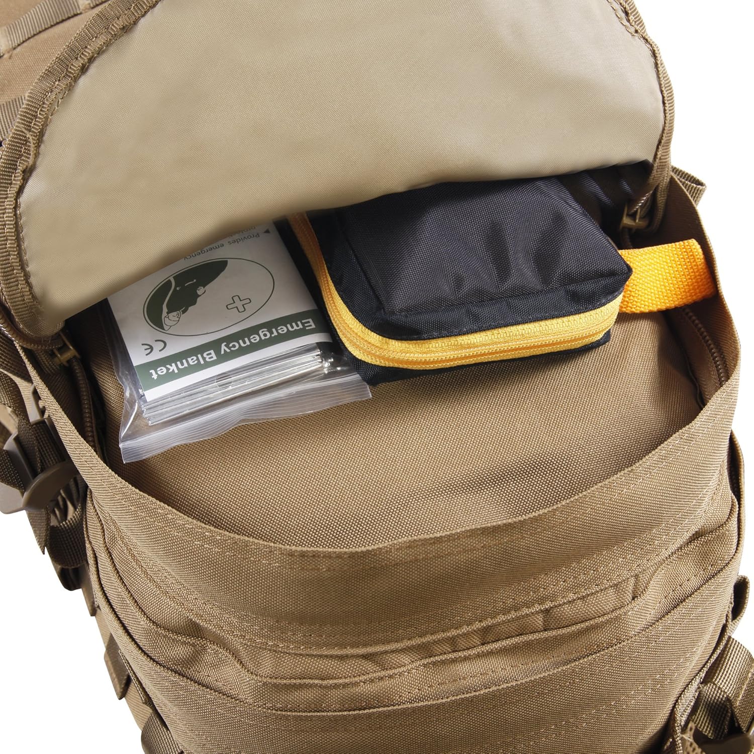 highland tactical 男式隐形重型战术背包, 沙漠色, 均码, 隐形